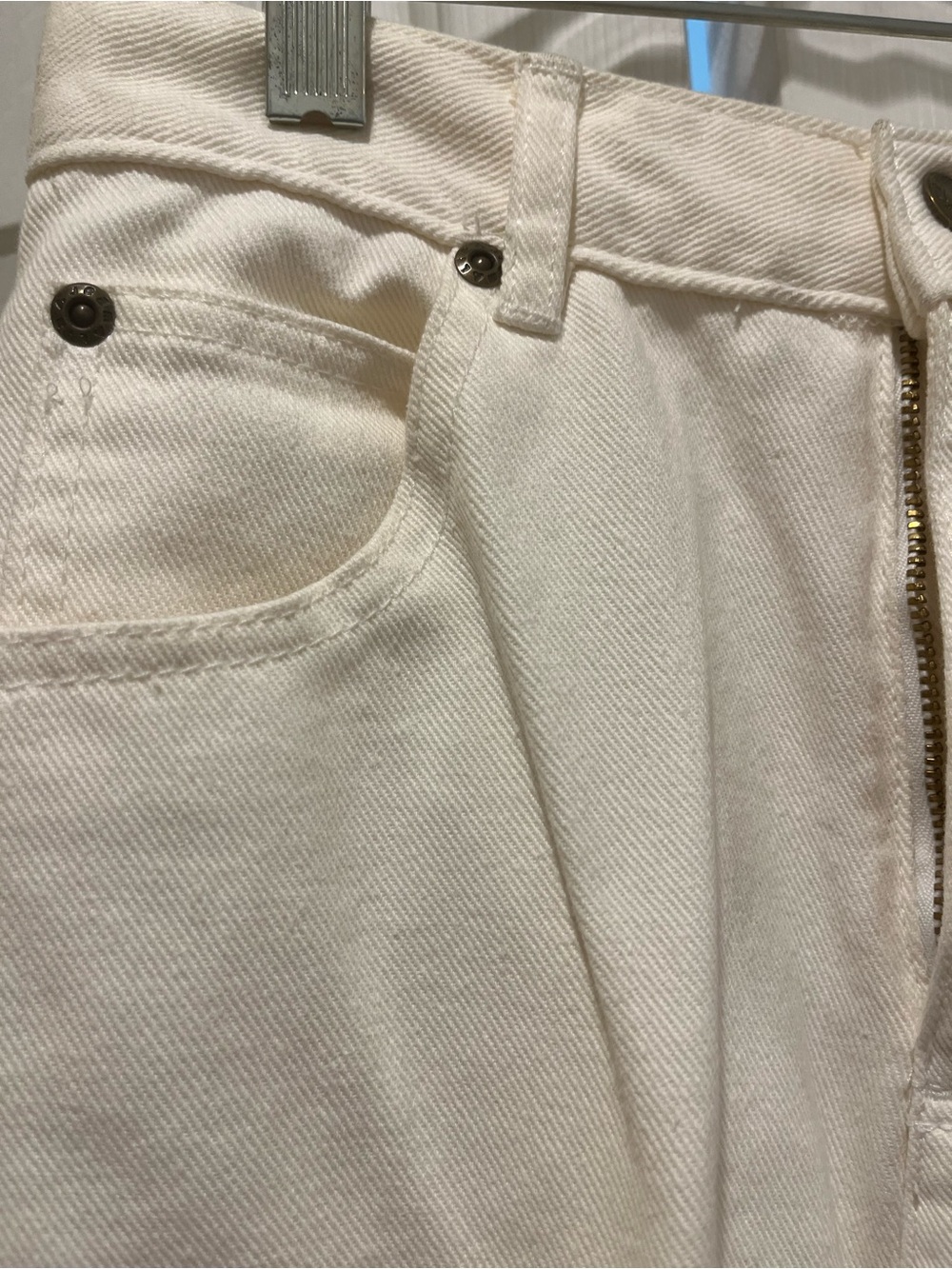 Liz Claiborne Straight Leg White Jeans